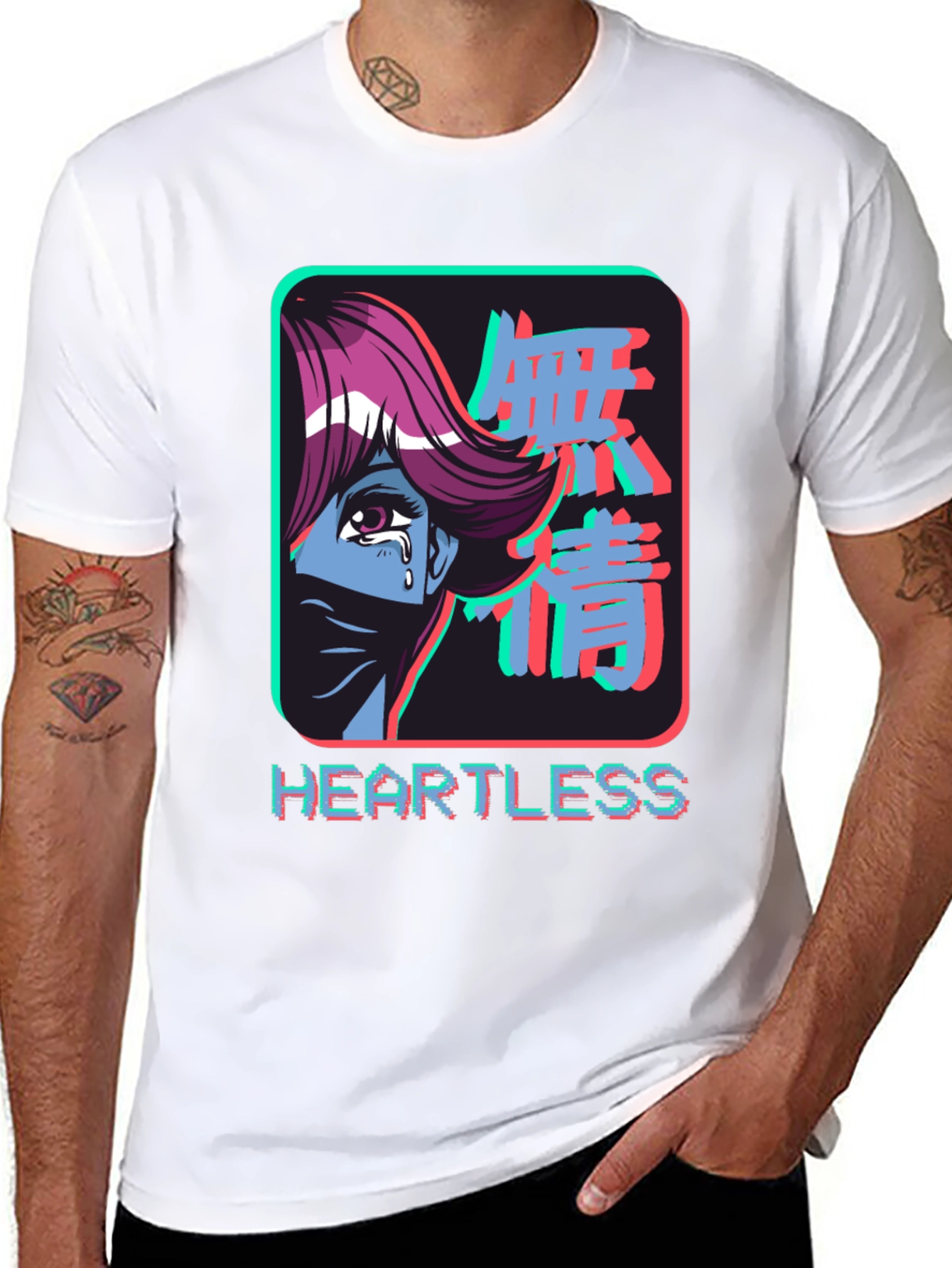 Heartless Anime Graphic T-Shirt