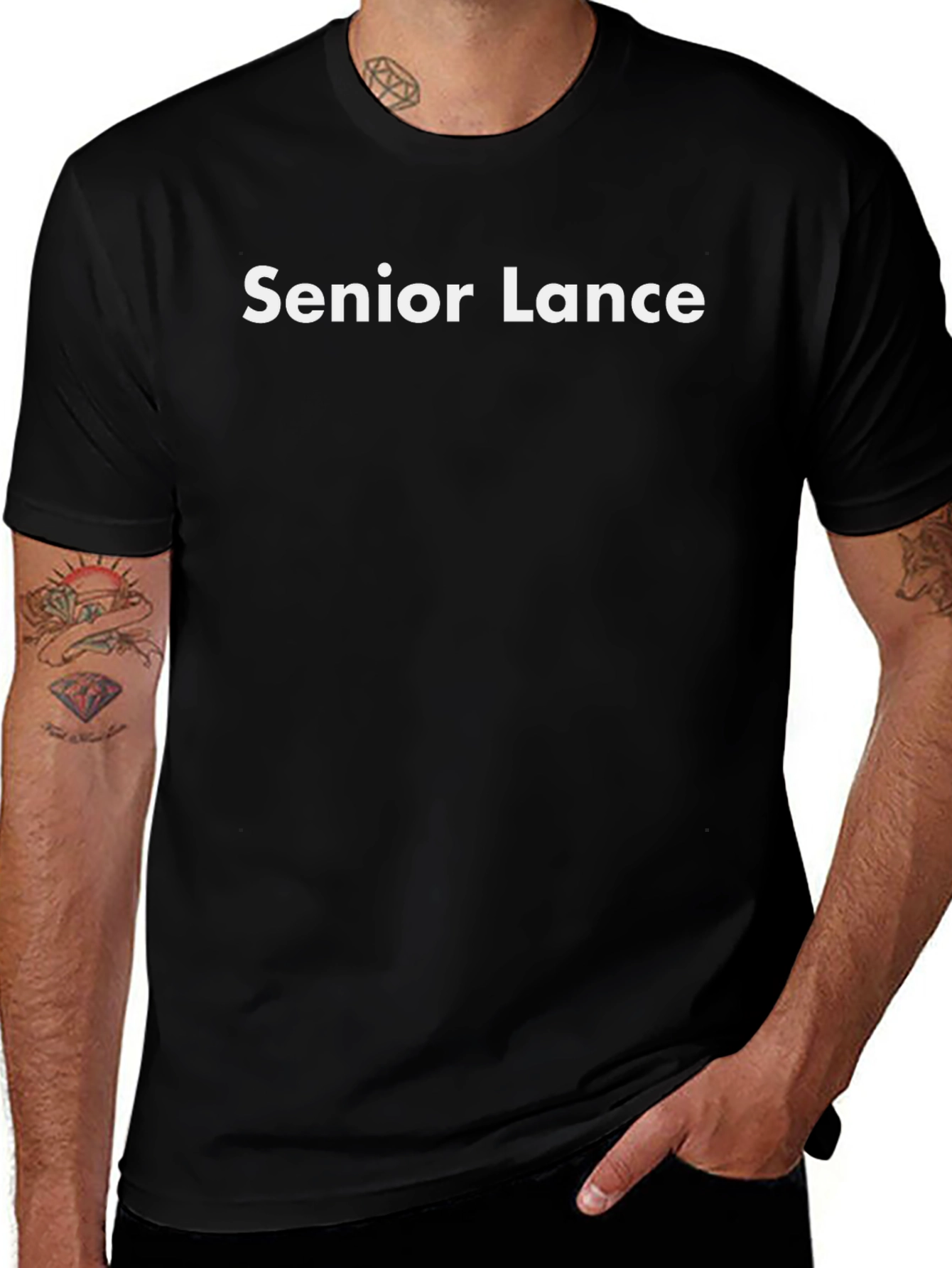 Senior Lance Black T-Shirt