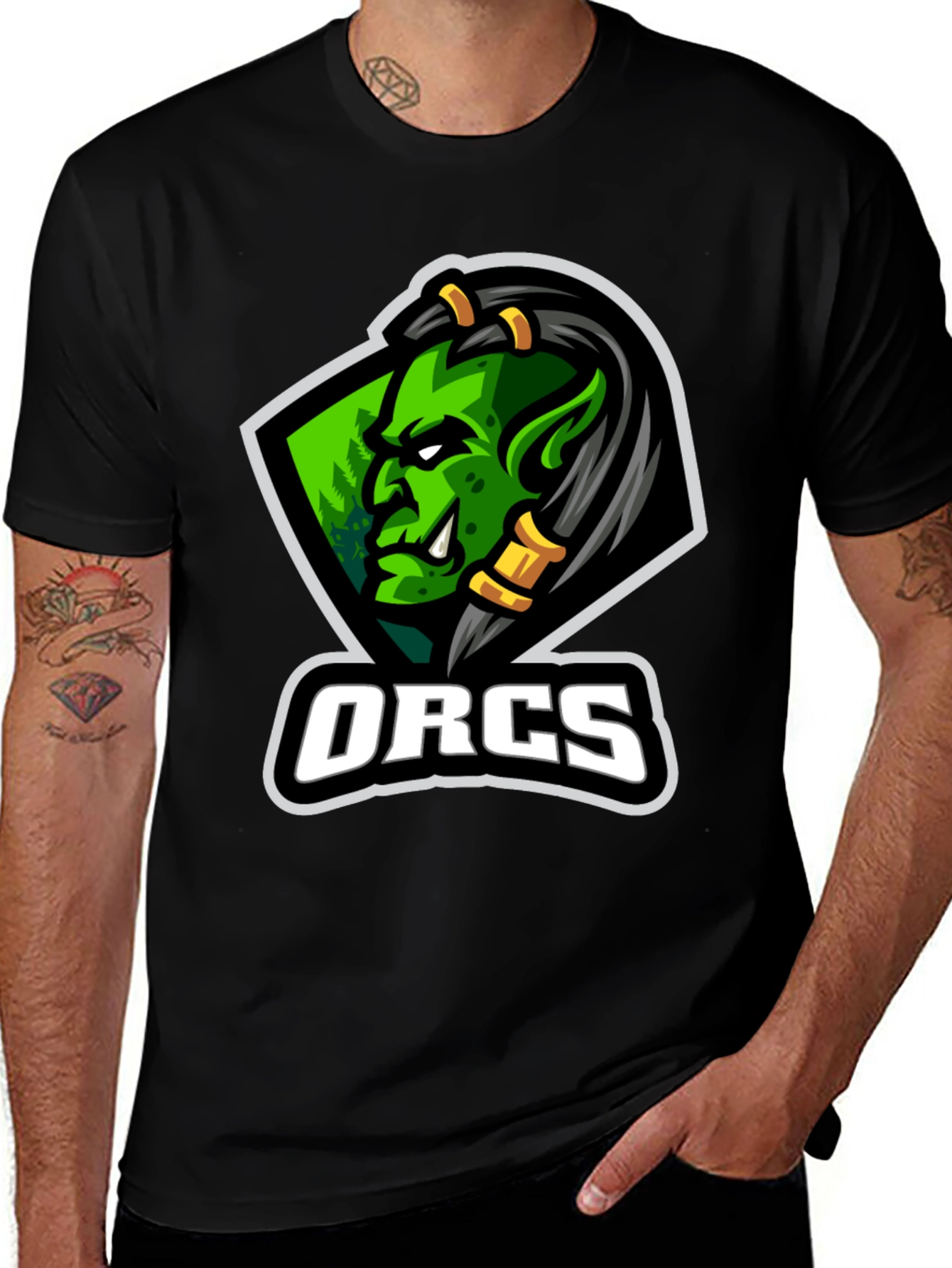 Orcs Gaming Team Black T-Shirt