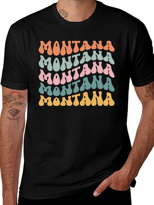 Montana Retro Graphic Tee - Stylish Comfort