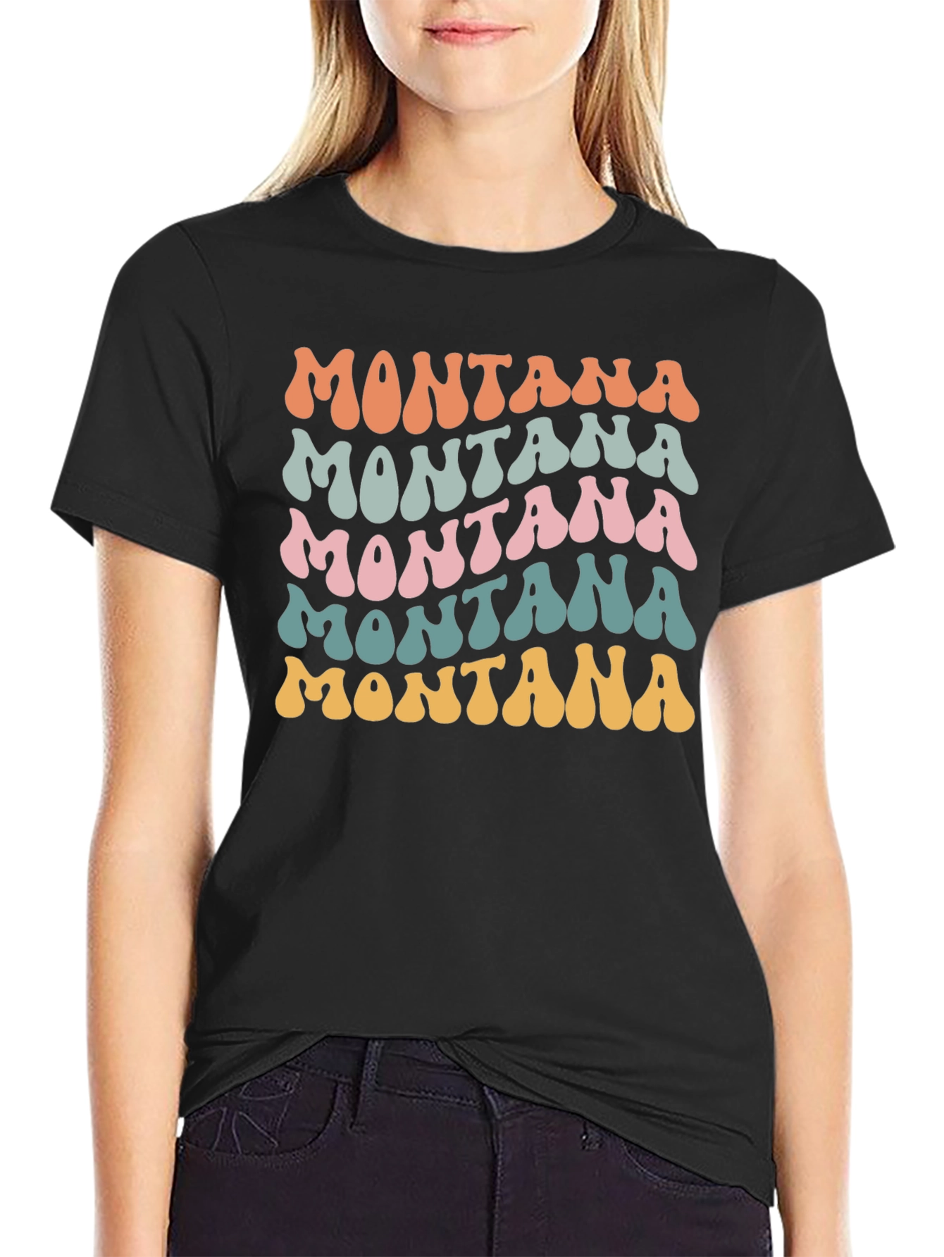 Montana Retro Graphic Tee - Stylish Comfort
