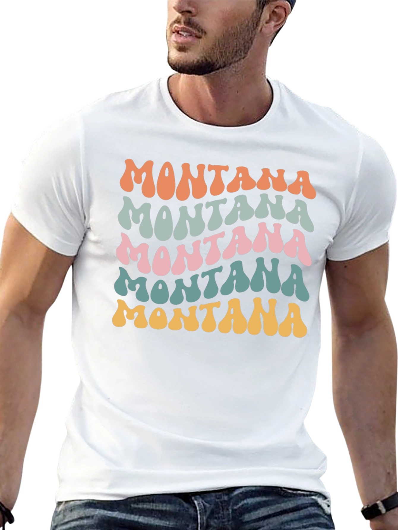 Montana Retro Graphic Tee - Stylish Comfort