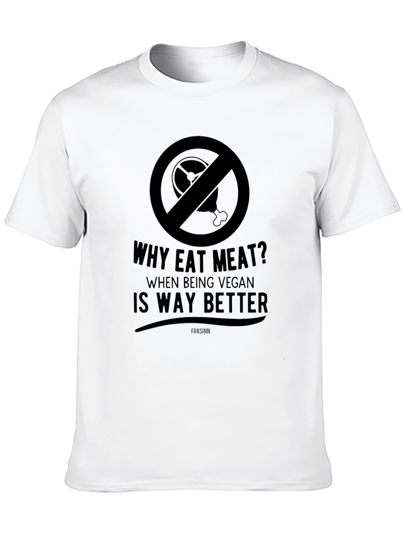 Vegan Lifestyle Graphic Tee - Why Eat Meat T-Shirt