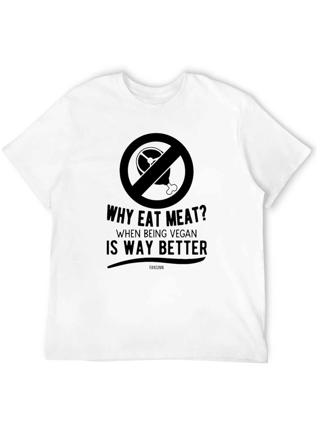 Vegan Lifestyle Graphic Tee - Why Eat Meat T-Shirt