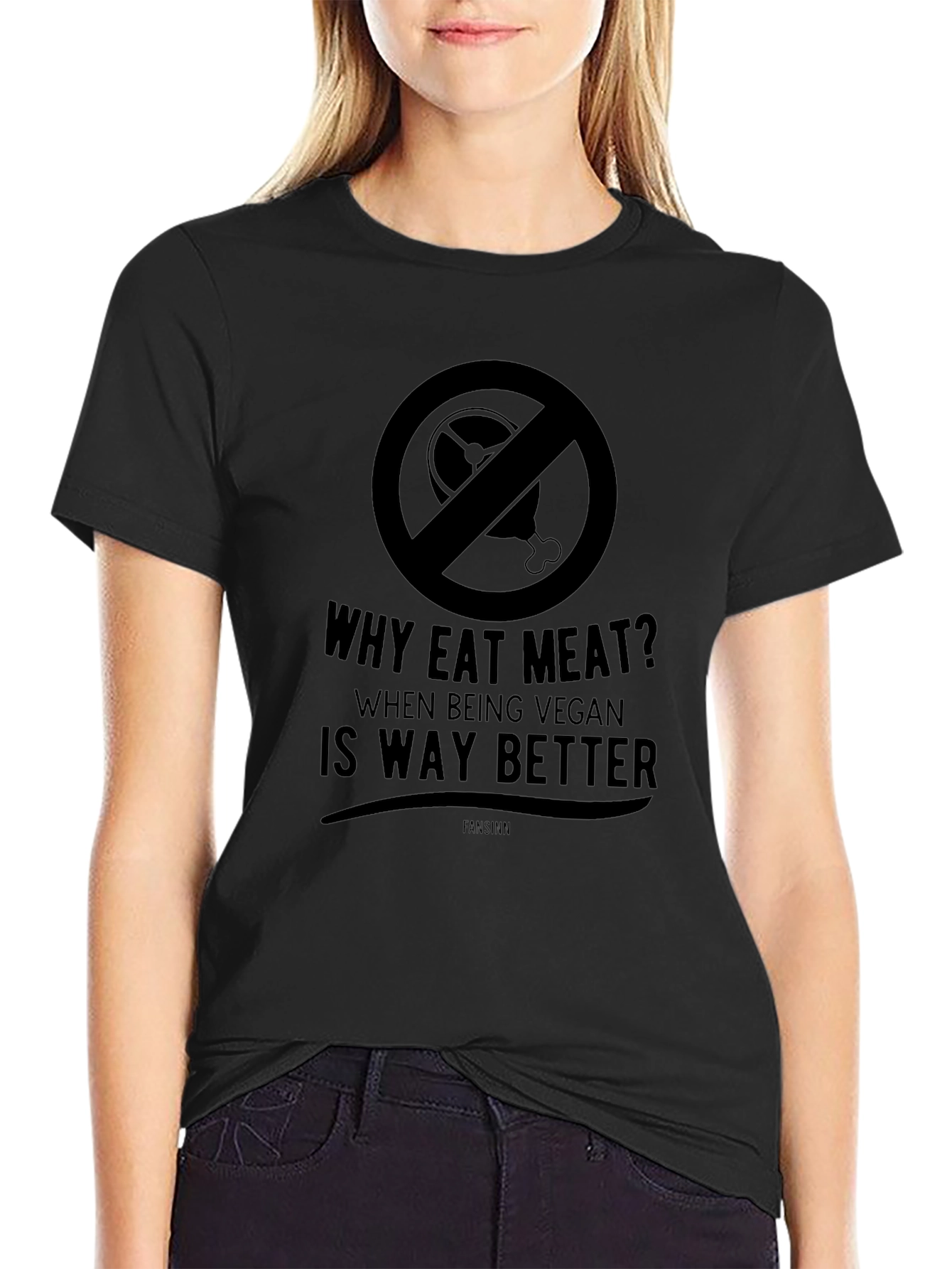 Vegan Lifestyle Graphic Tee - Why Eat Meat T-Shirt