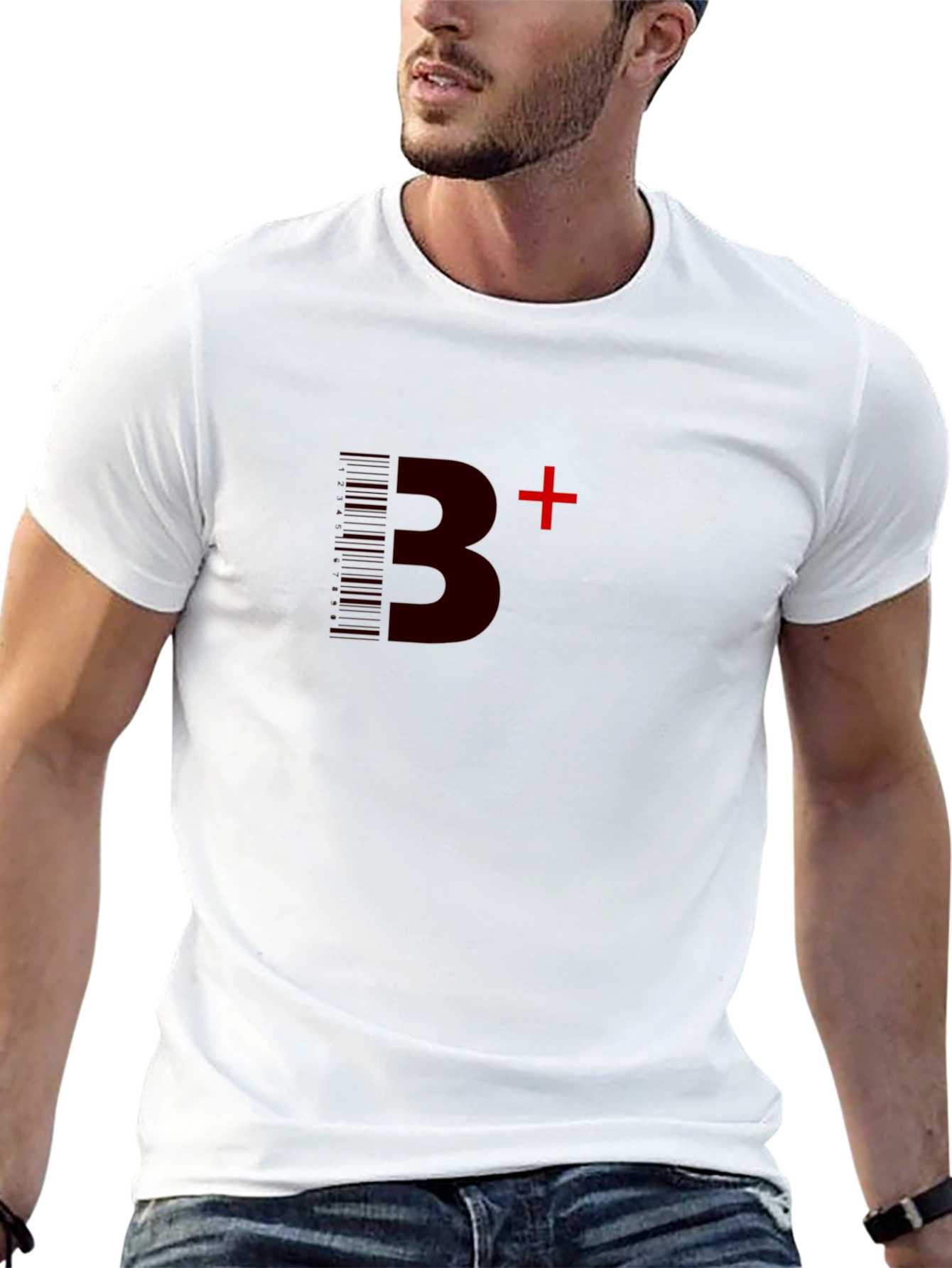 B+ Graphic Print T-Shirt - Modern Casual Wear