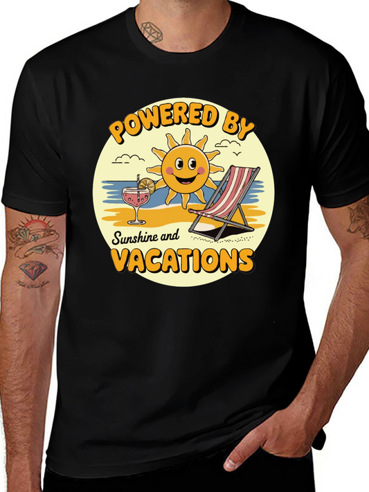 Powered by Sunshine Vacation T-Shirt