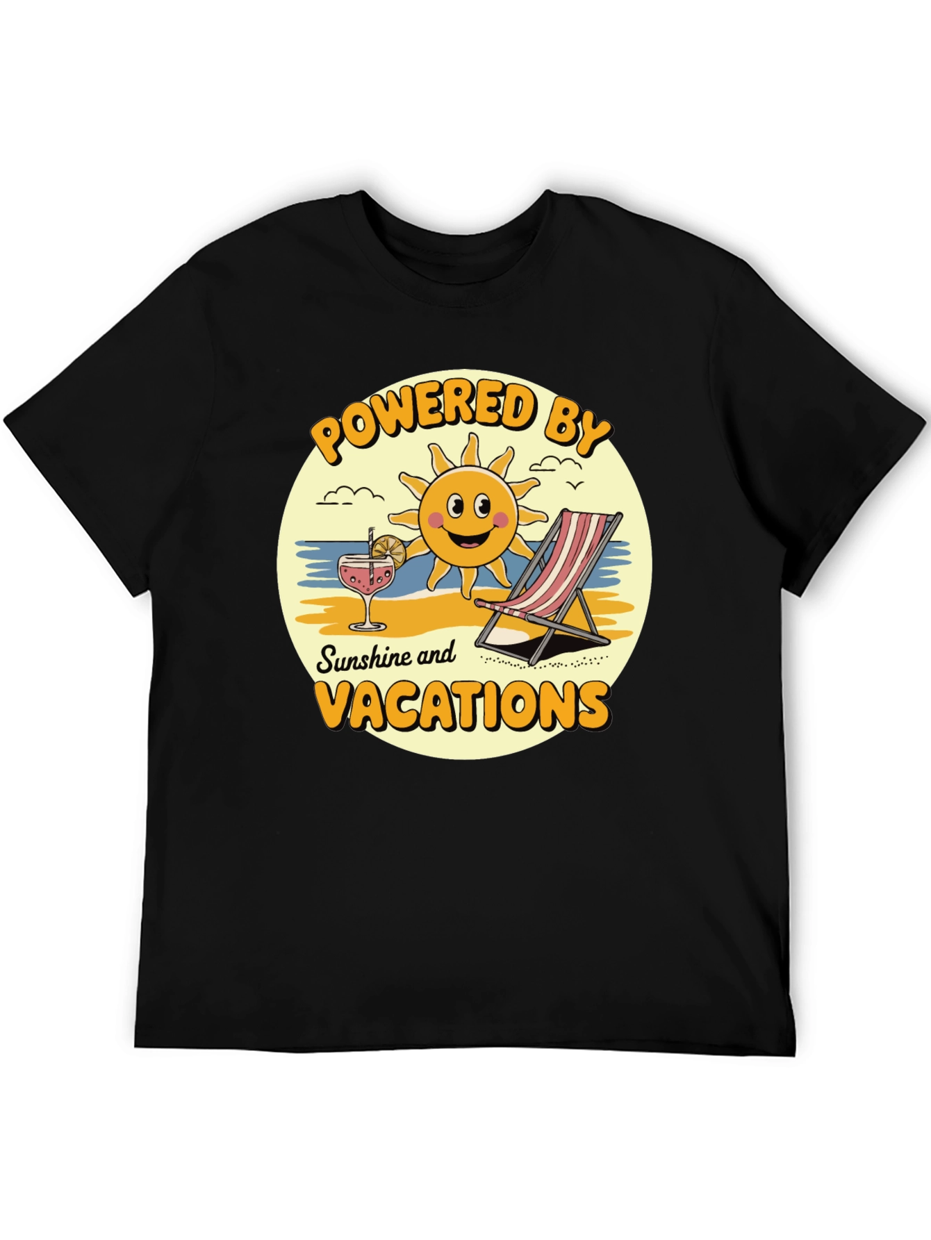 Powered by Sunshine Vacation T-Shirt