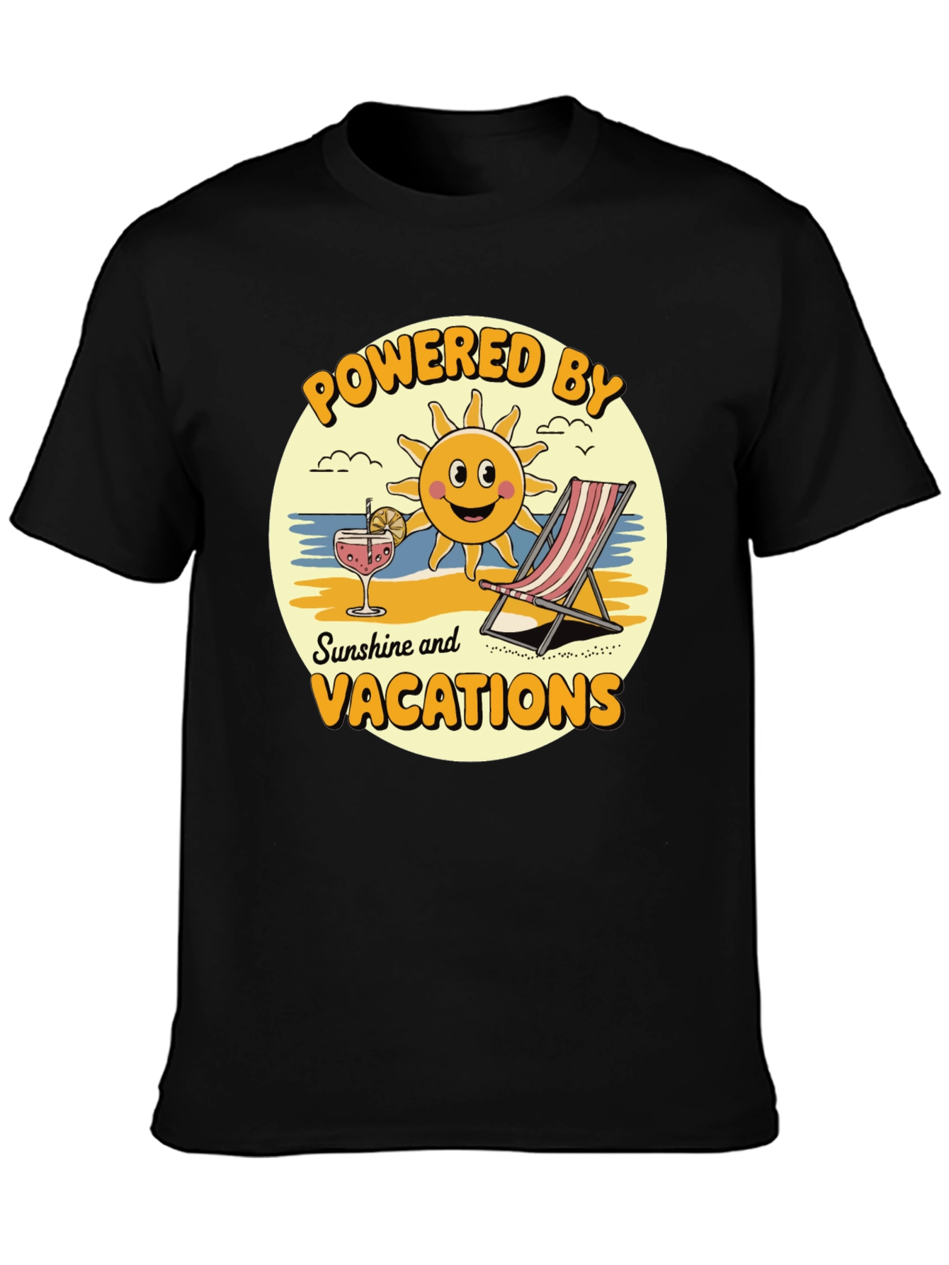 Powered by Sunshine Vacation T-Shirt