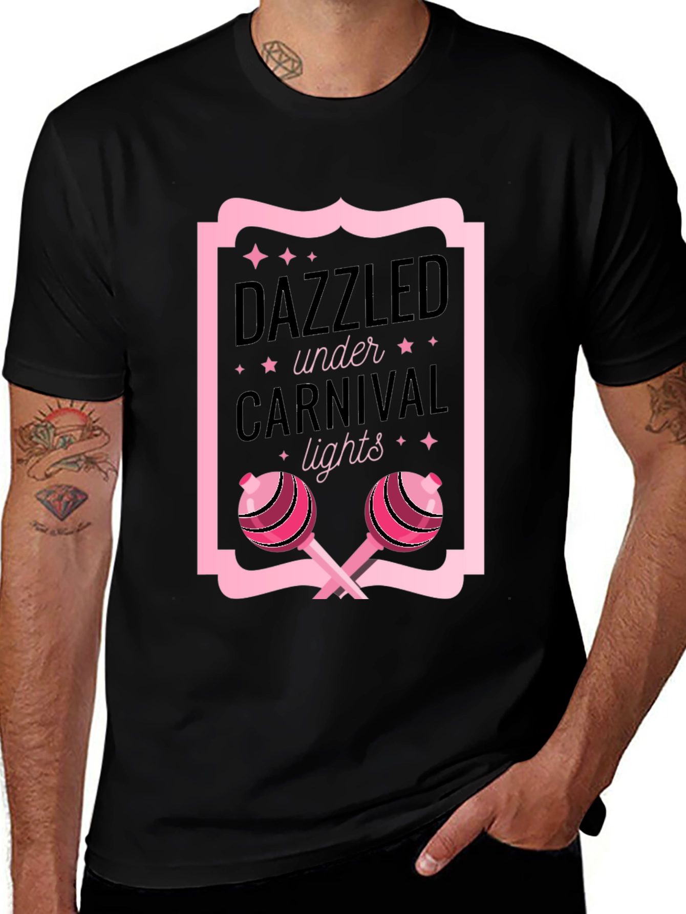 Dazzled Carnival Lights Graphic Tee