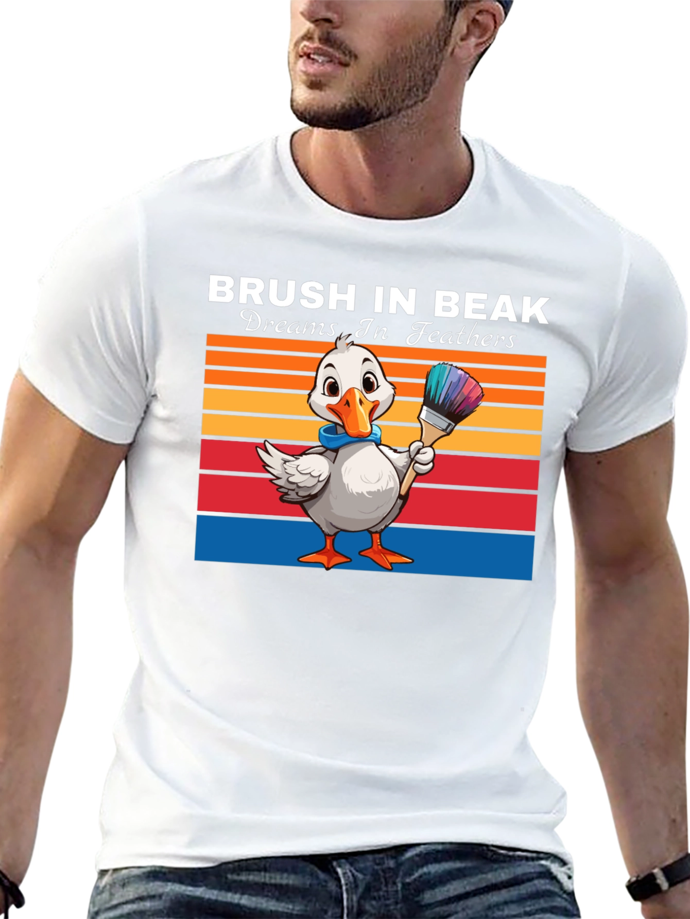 Brush in Beak T-shirt