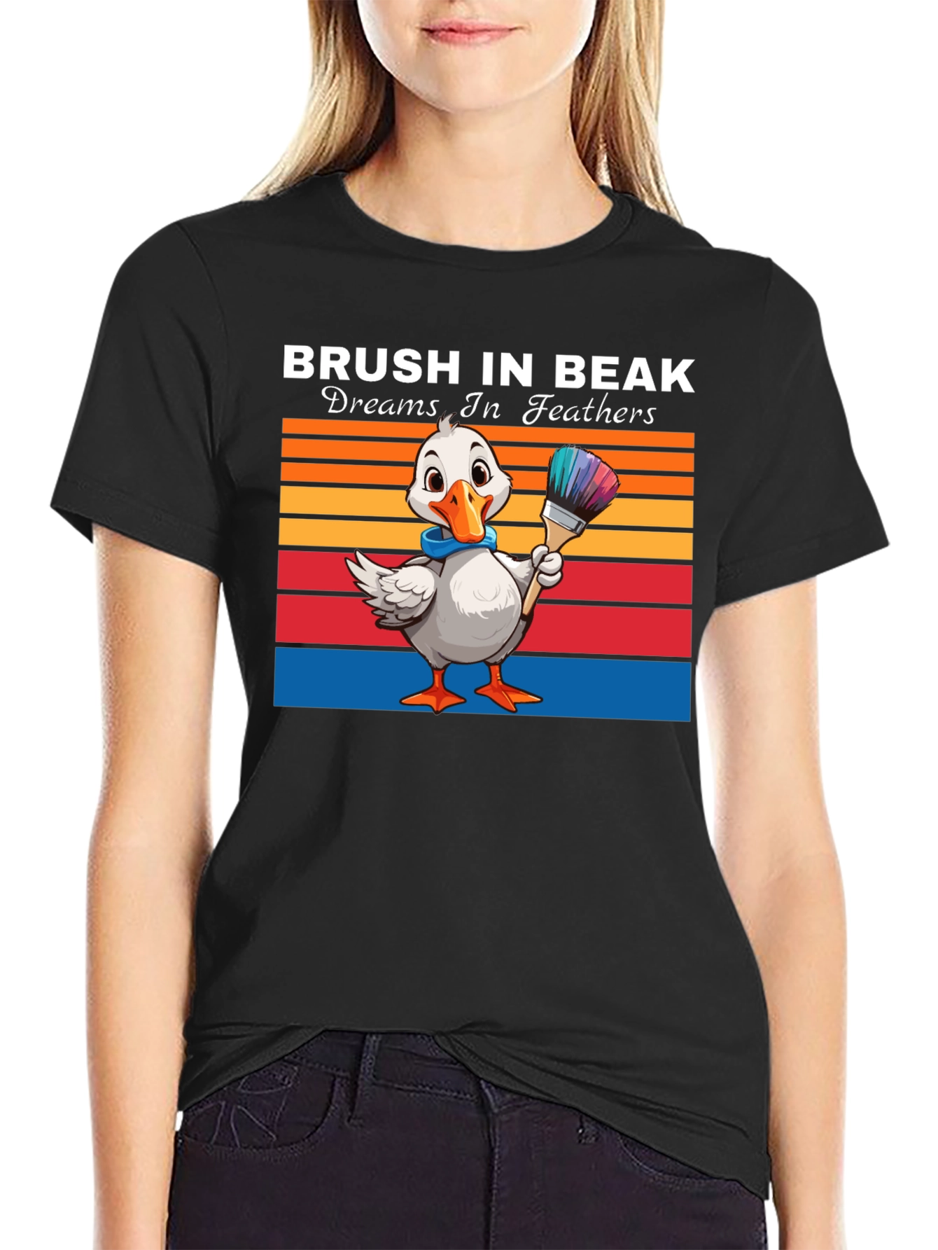 Brush in Beak T-shirt