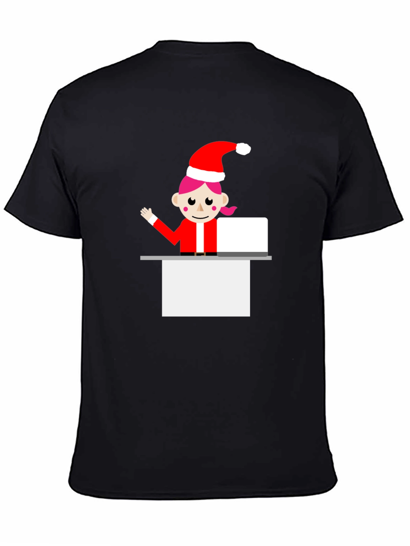 Festive Elf Graphic Tee - Holiday Cheer T-Shirt