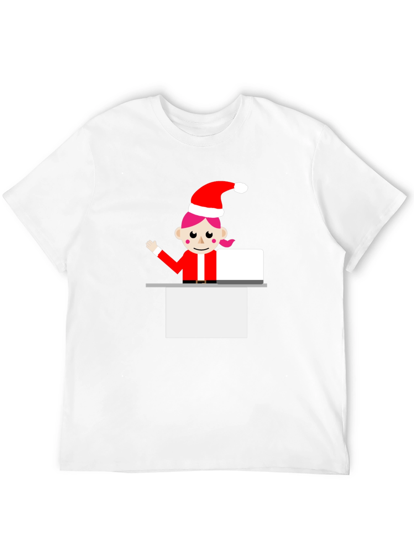 Festive Elf Graphic Tee - Holiday Cheer T-Shirt