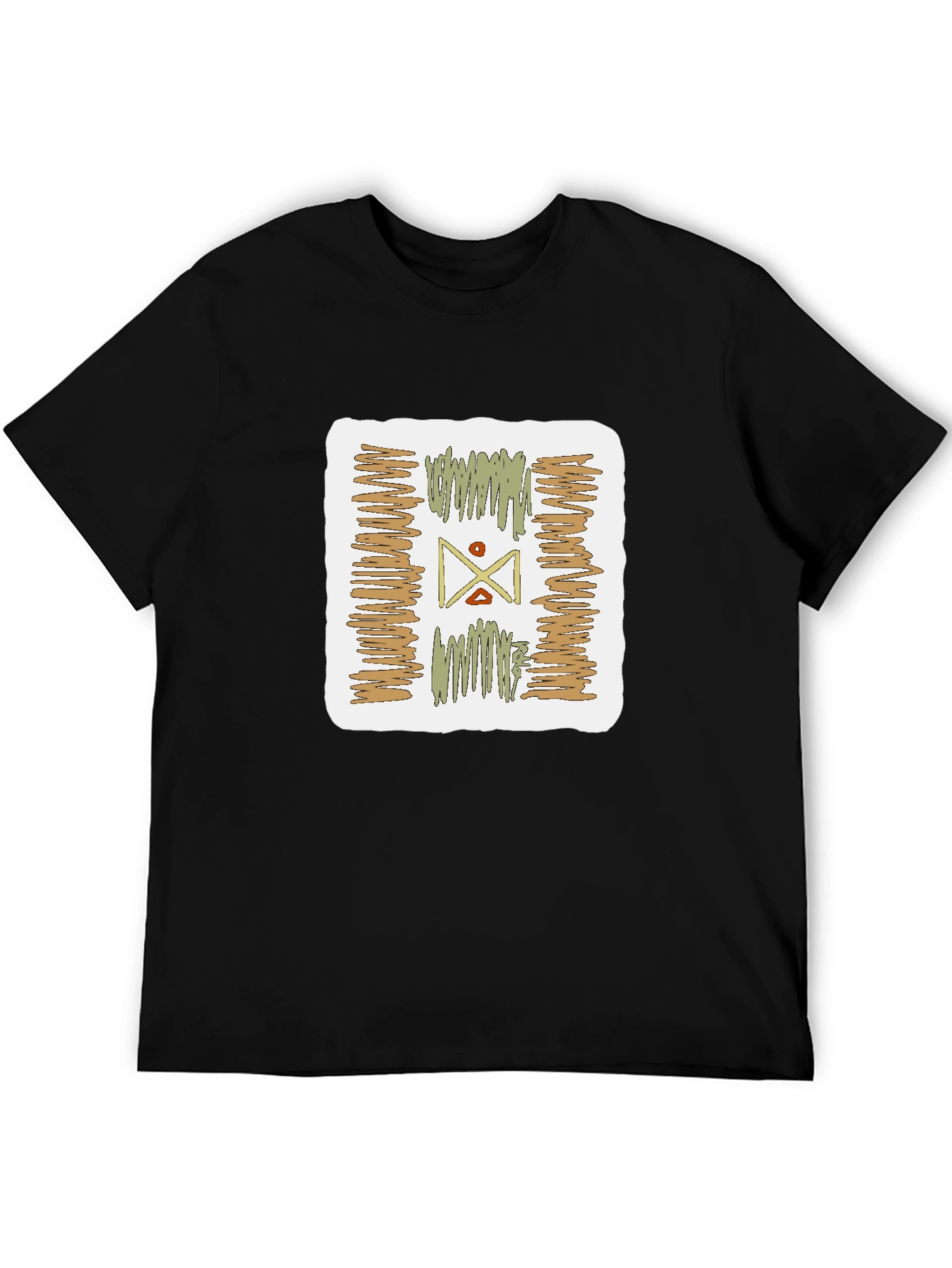 Abstract Graphic Print Tee
