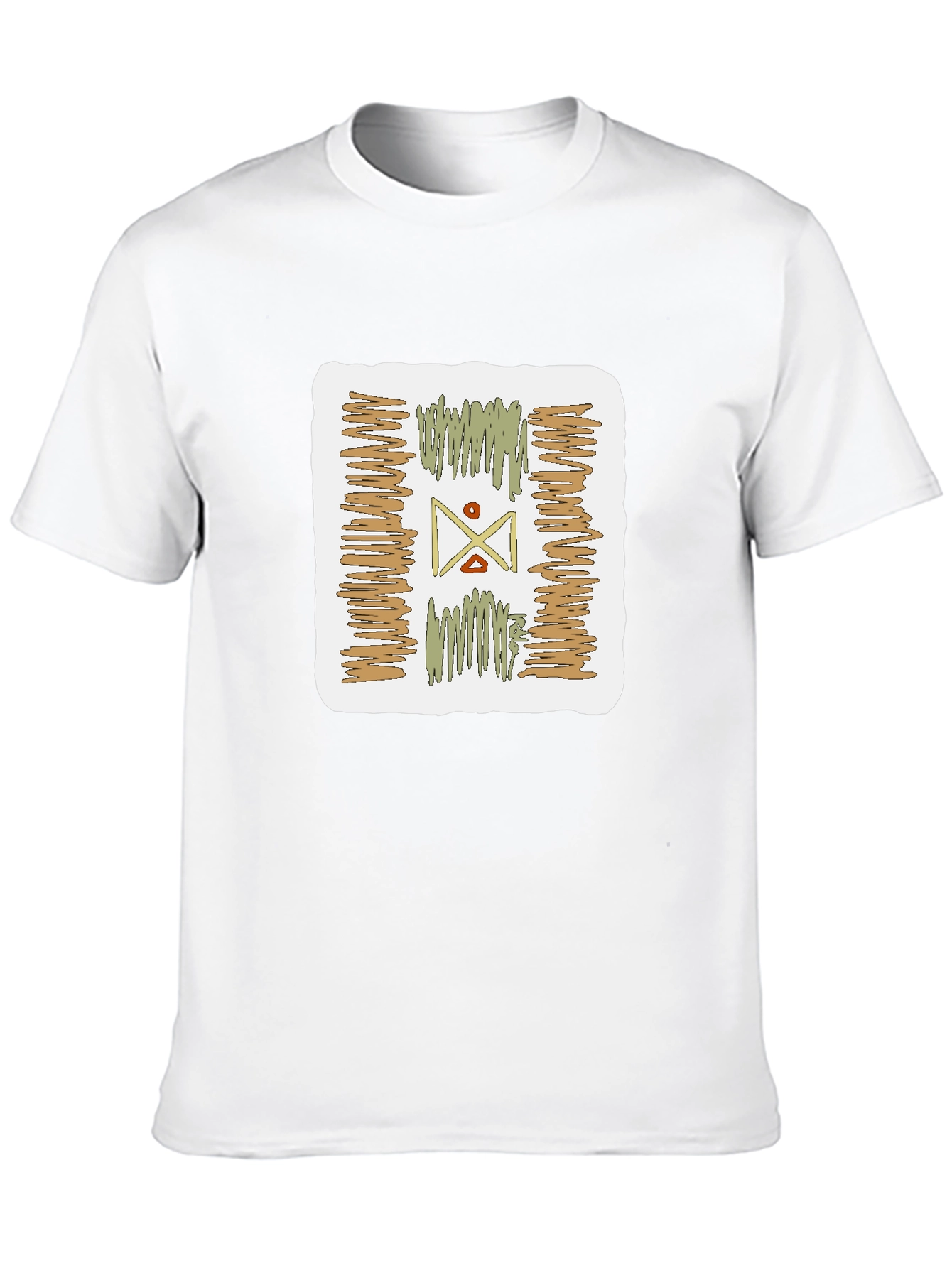 Abstract Graphic Print Tee