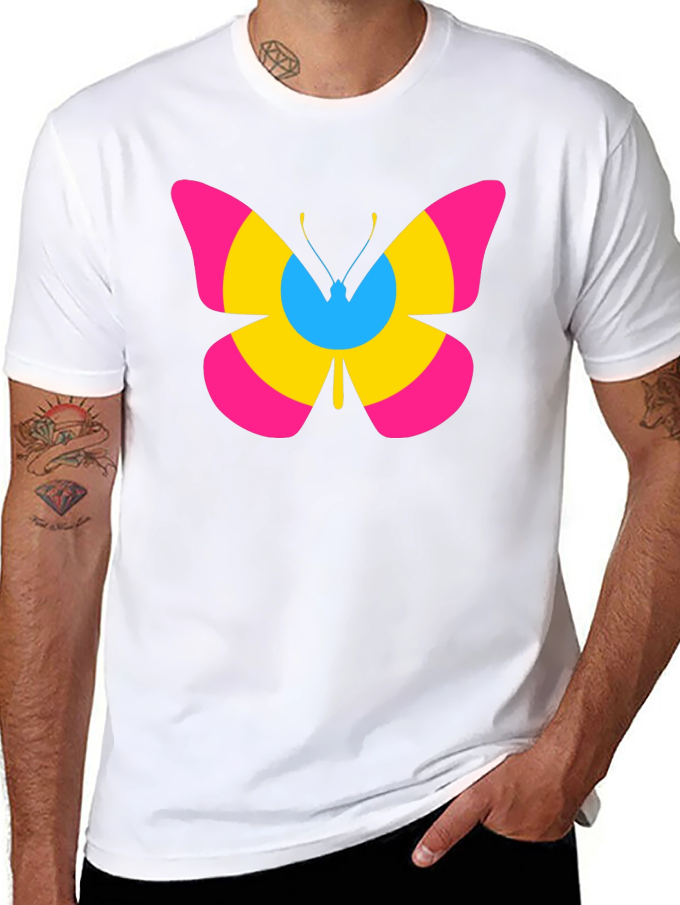 Pansexual Butterfly T-Shirt - Pride & Expression