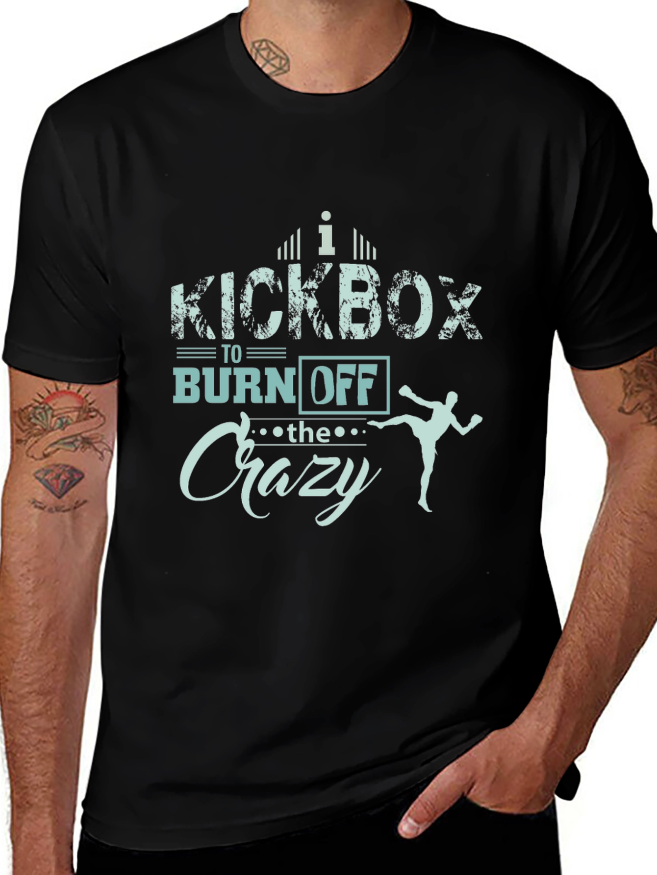 Kickbox to Burn Off the Crazy T-Shirt