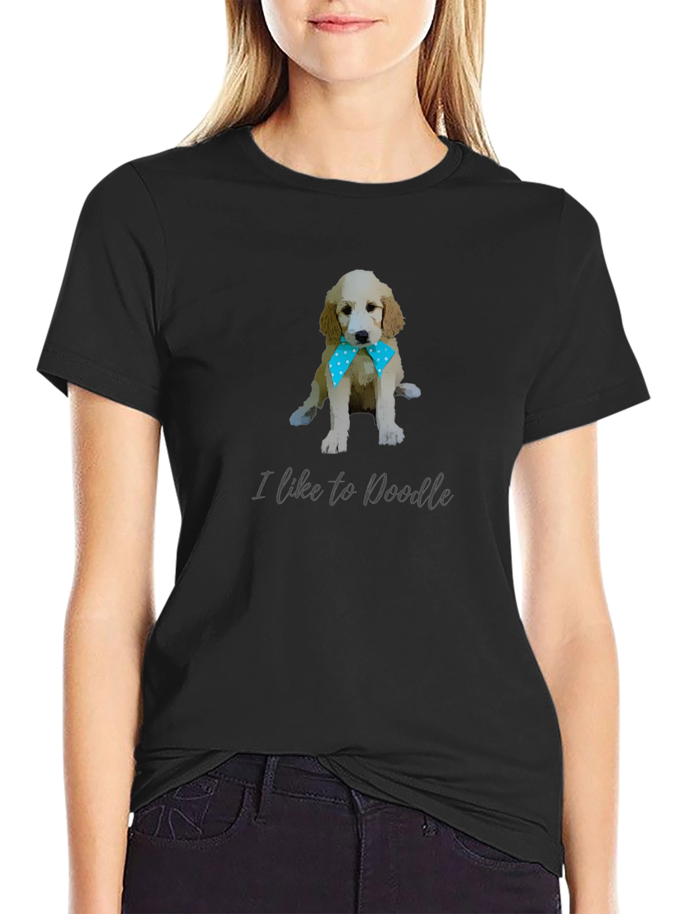 I Like to Doodle Dog T-Shirt
