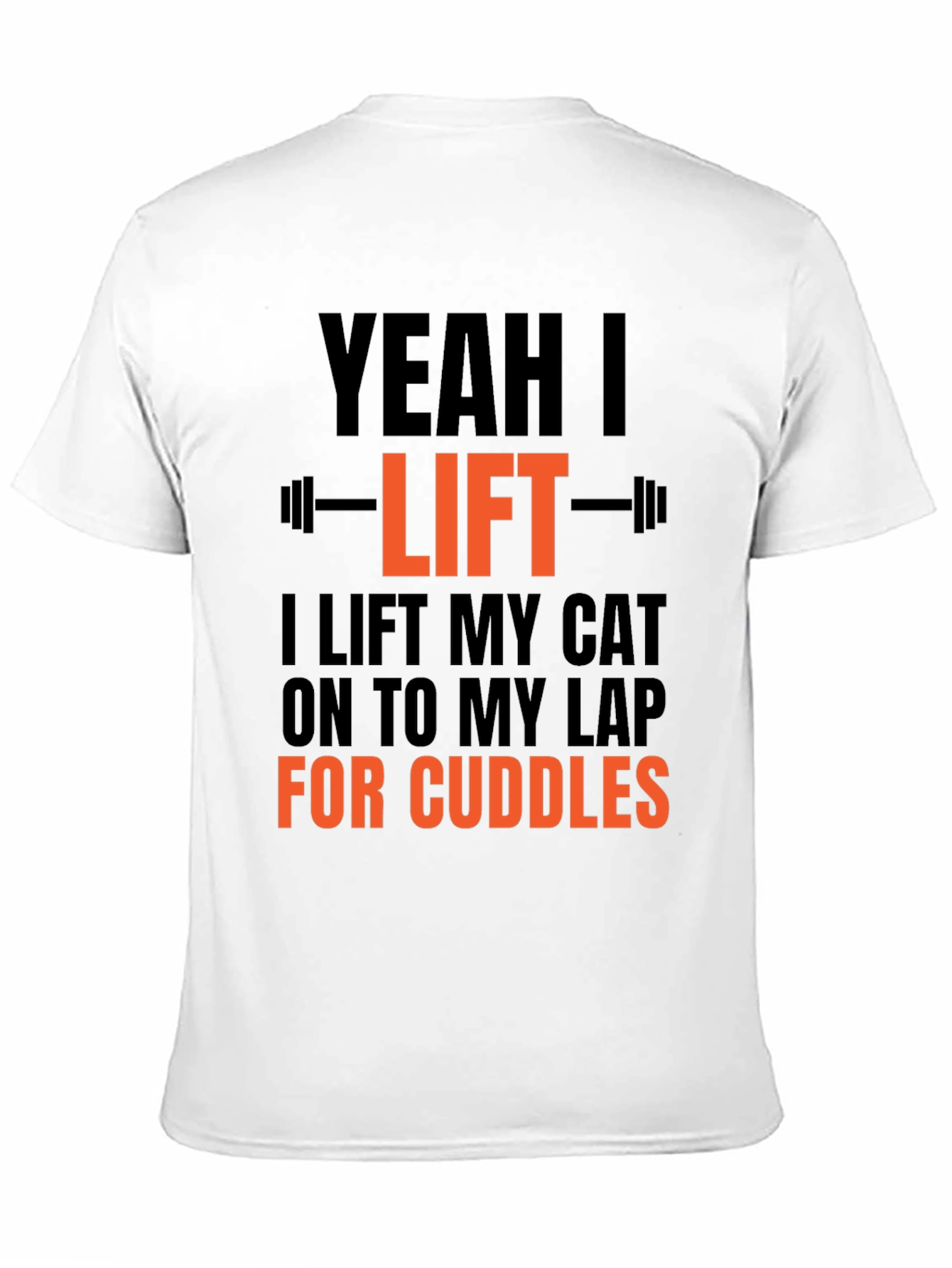 Yeah I Lift Cat Cuddles Graphic Tee