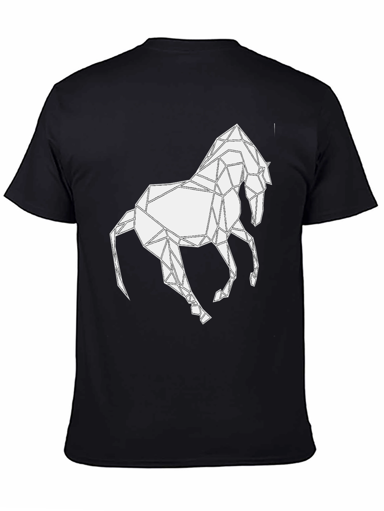 Geometric Horse Graphic T-Shirt