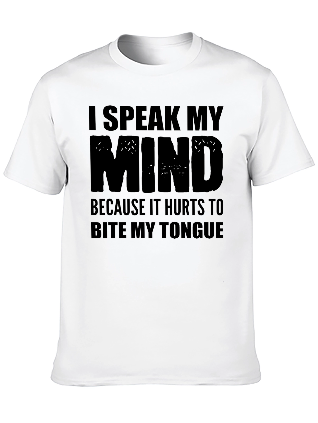 Speak My Mind Black Graphic Tee