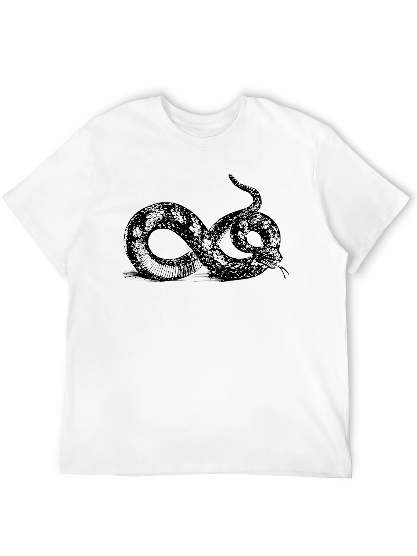 Black Snake Graphic Tee - Classic Style