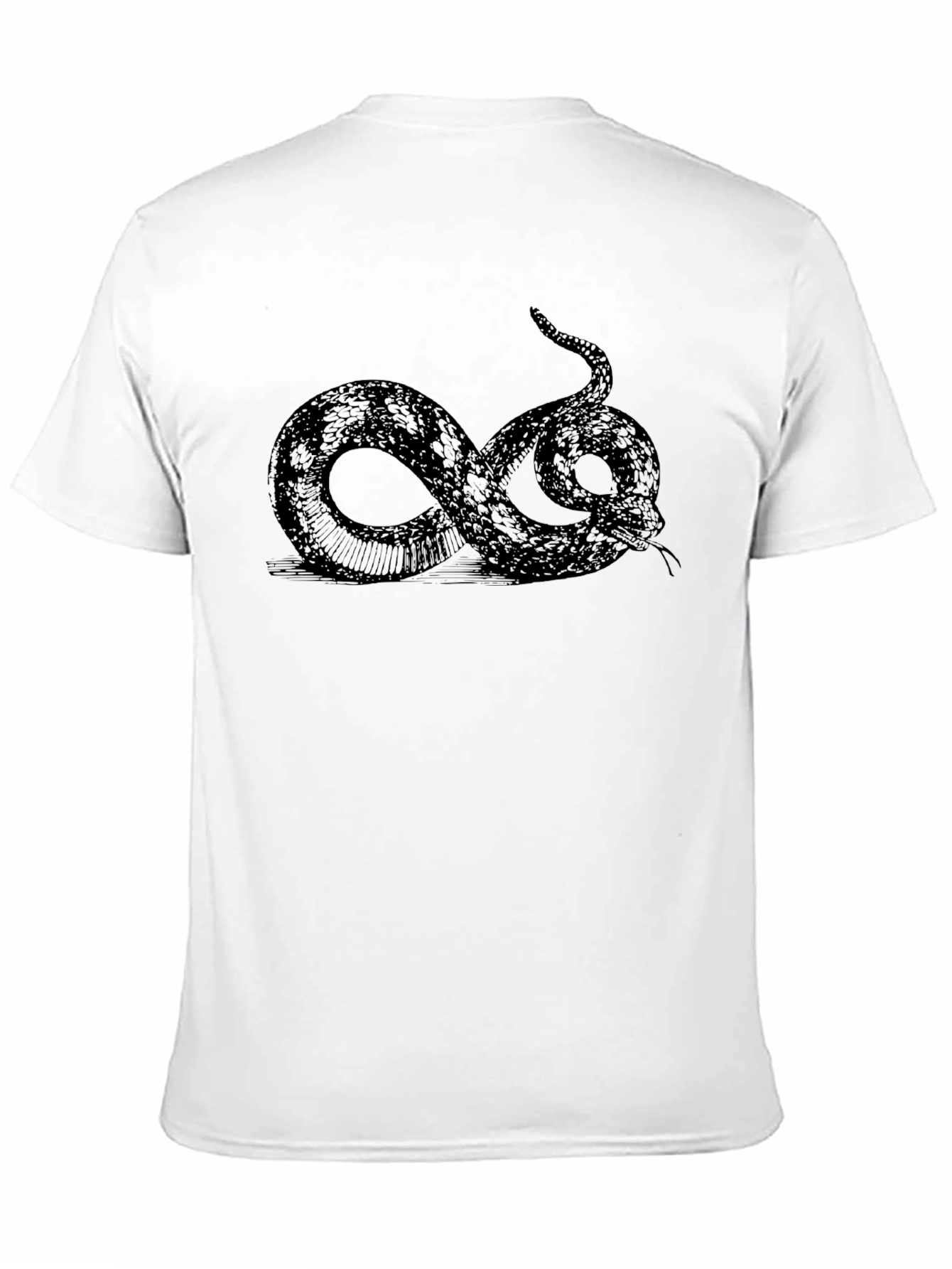 Black Snake Graphic Tee - Classic Style