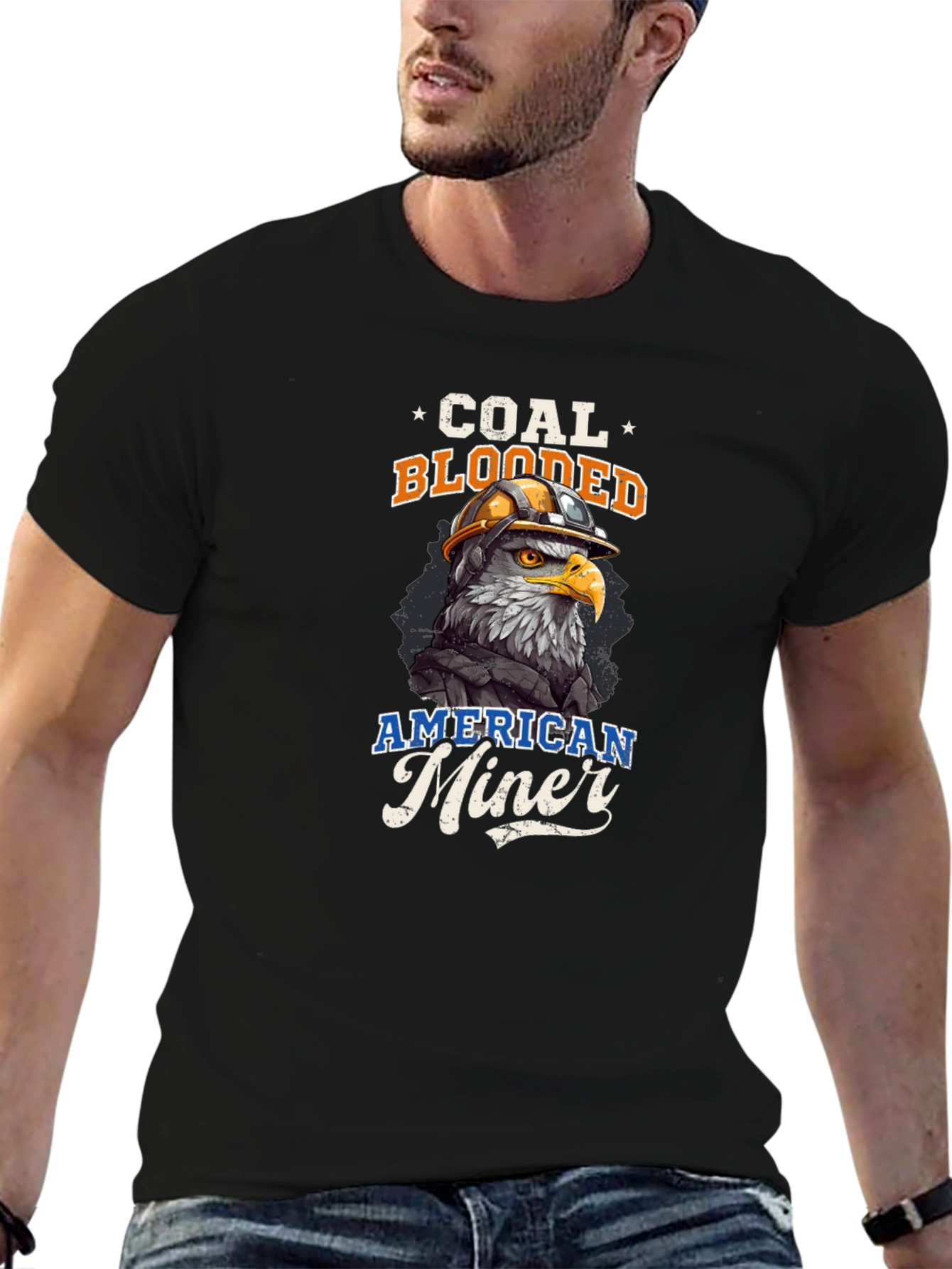 Coal Blooded American Miner T-Shirt