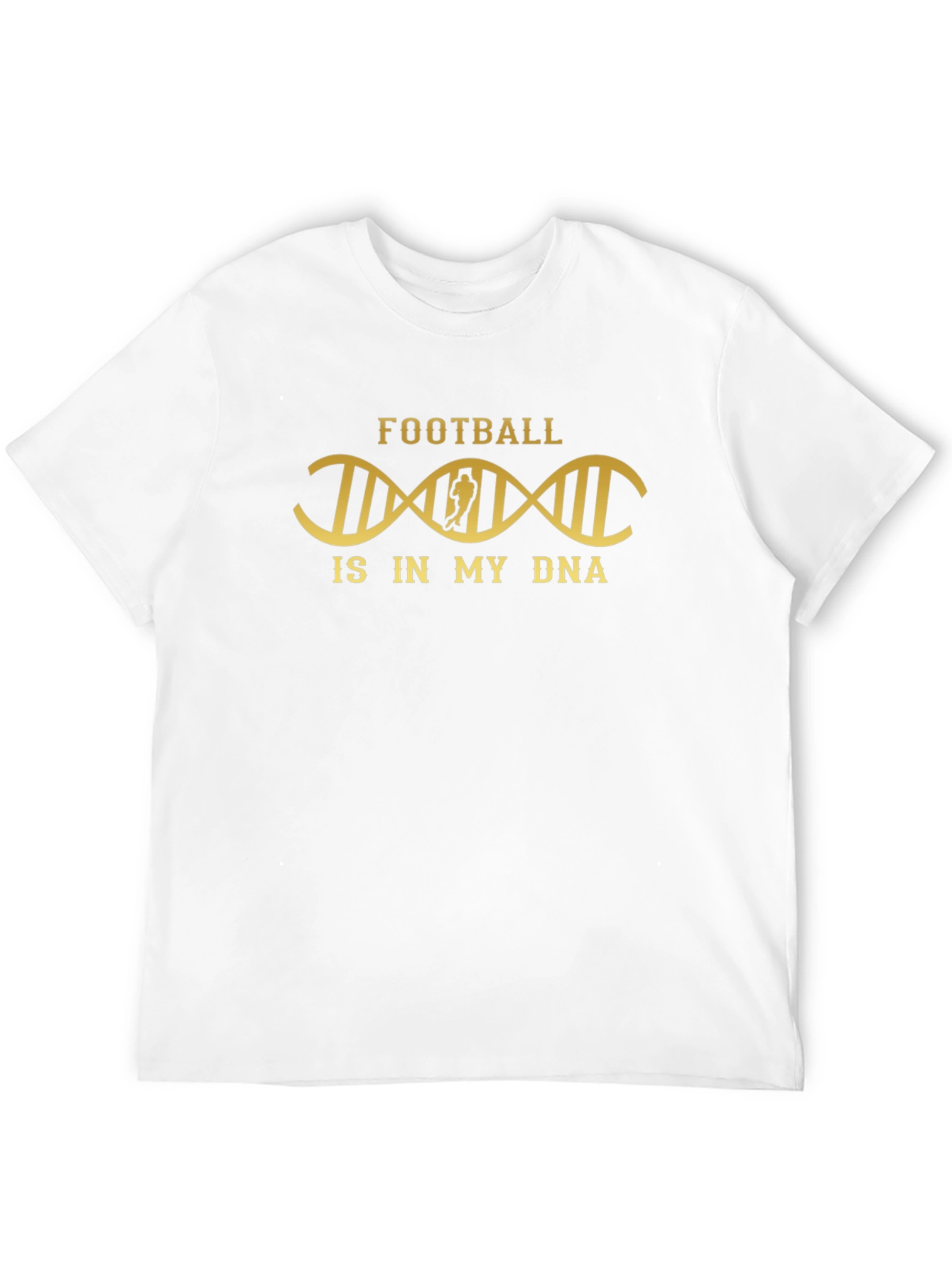 Football DNA Graphic T-Shirt - Black