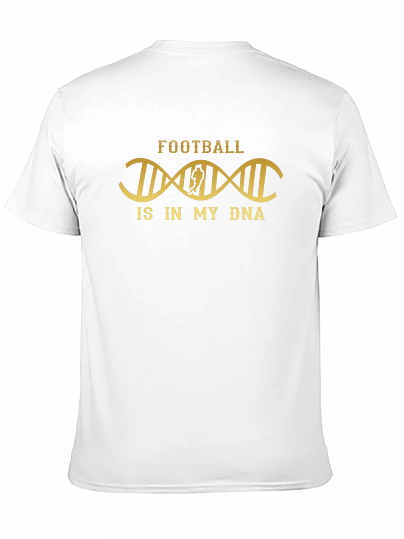 Football DNA Graphic T-Shirt - Black