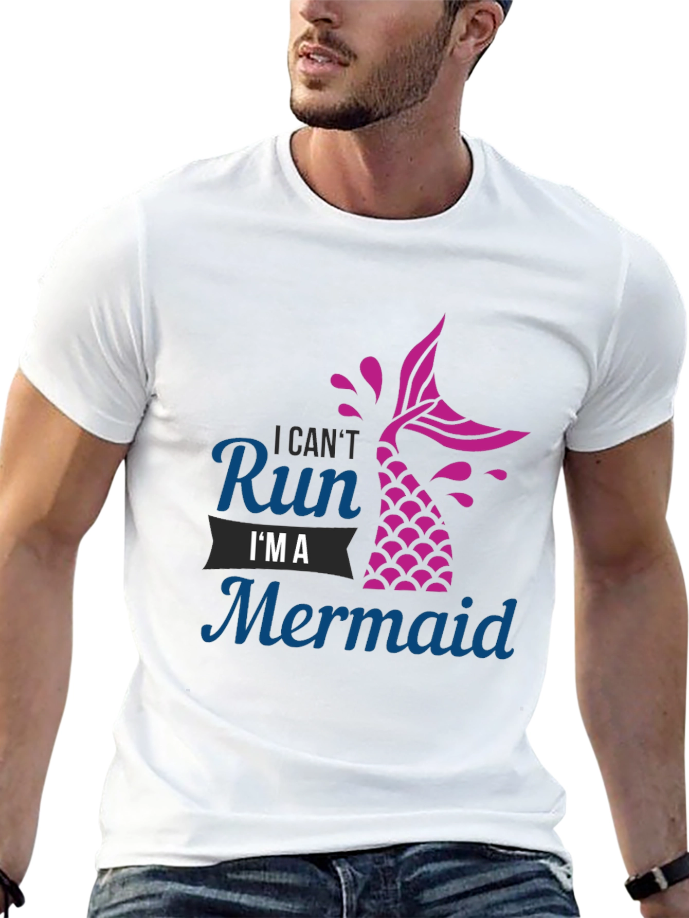 I Cant Run Im A Mermaid Graphic Tee