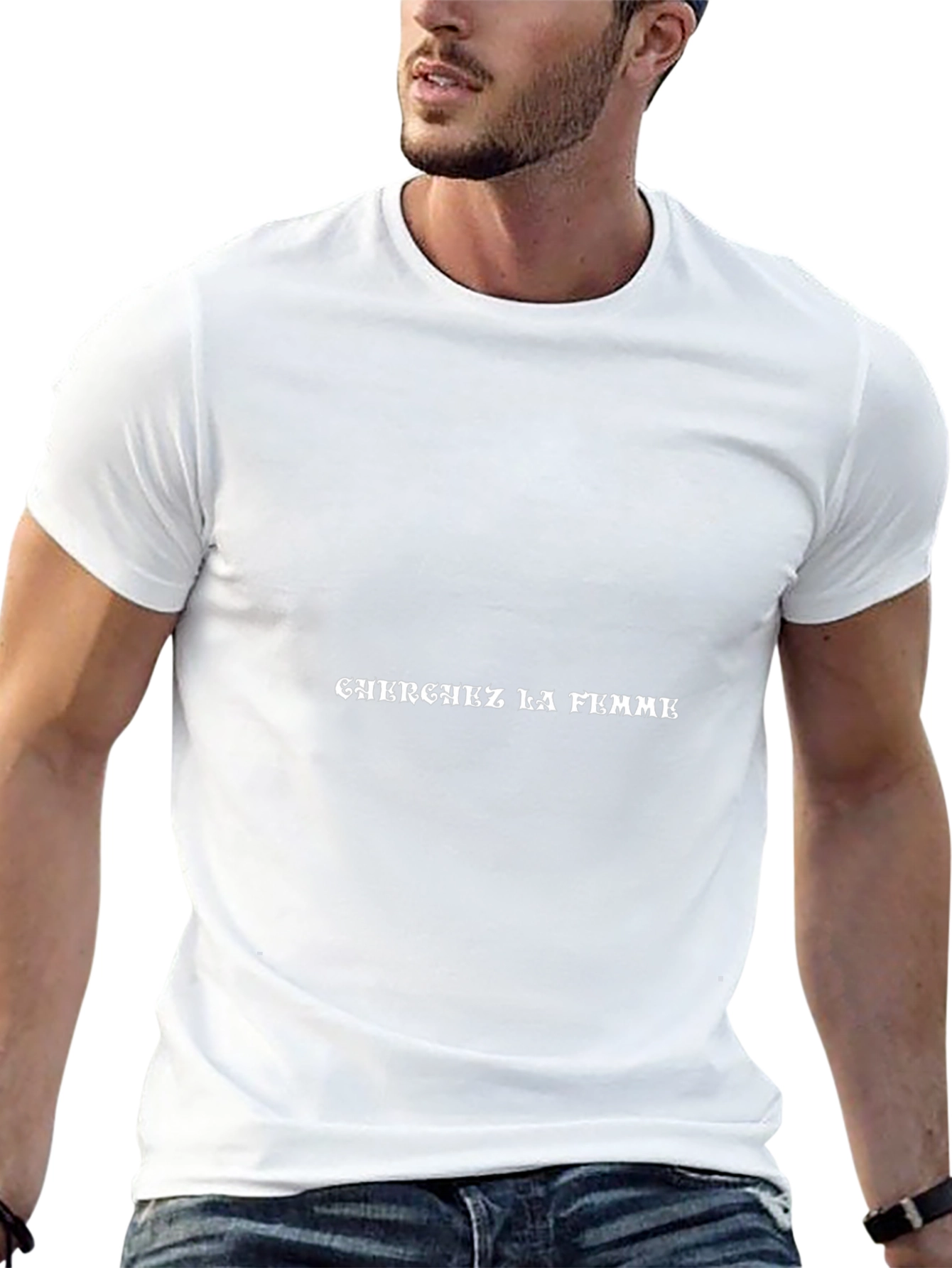 Cherchez La Femme Black T-Shirt