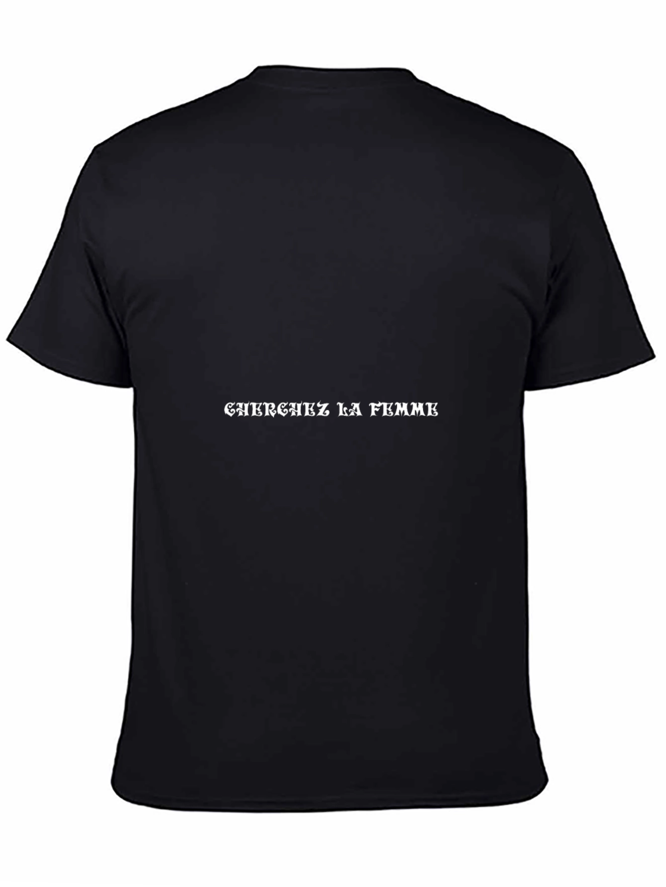 Cherchez La Femme Black T-Shirt