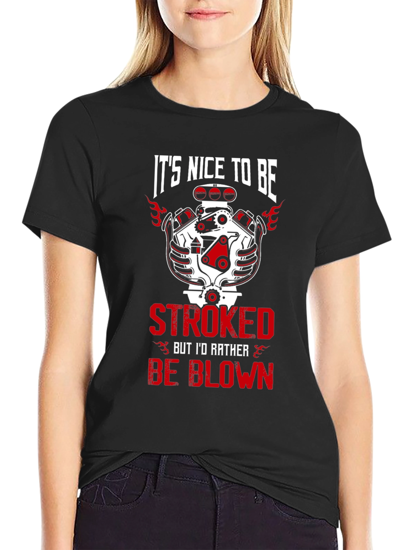 Its Nice To Be Stroked Graphic T-Shirt