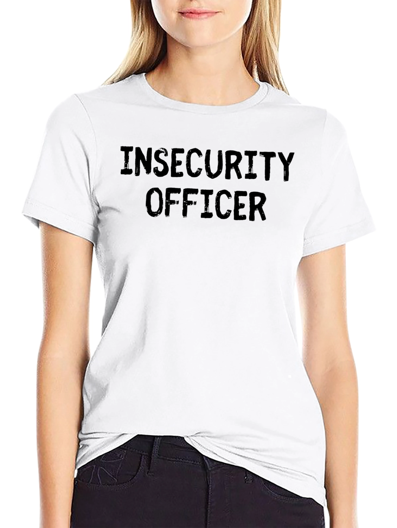 Insecurity Officer Novelty Graphic T-Shirt