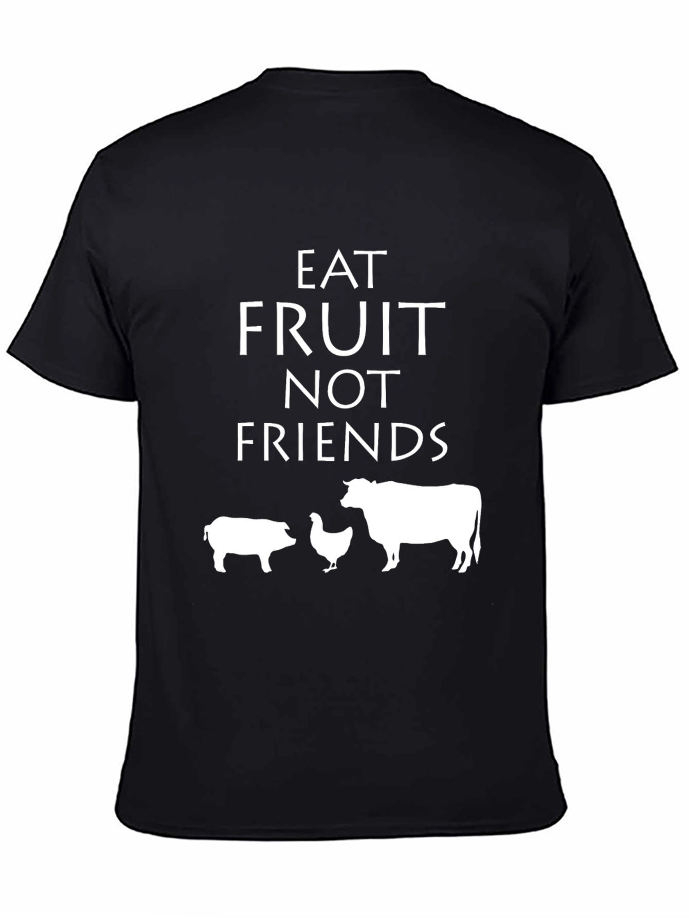 Eat Fruit Not Friends Vegan T-Shirt