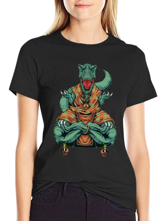 Meditating Dinosaur T-Shirt