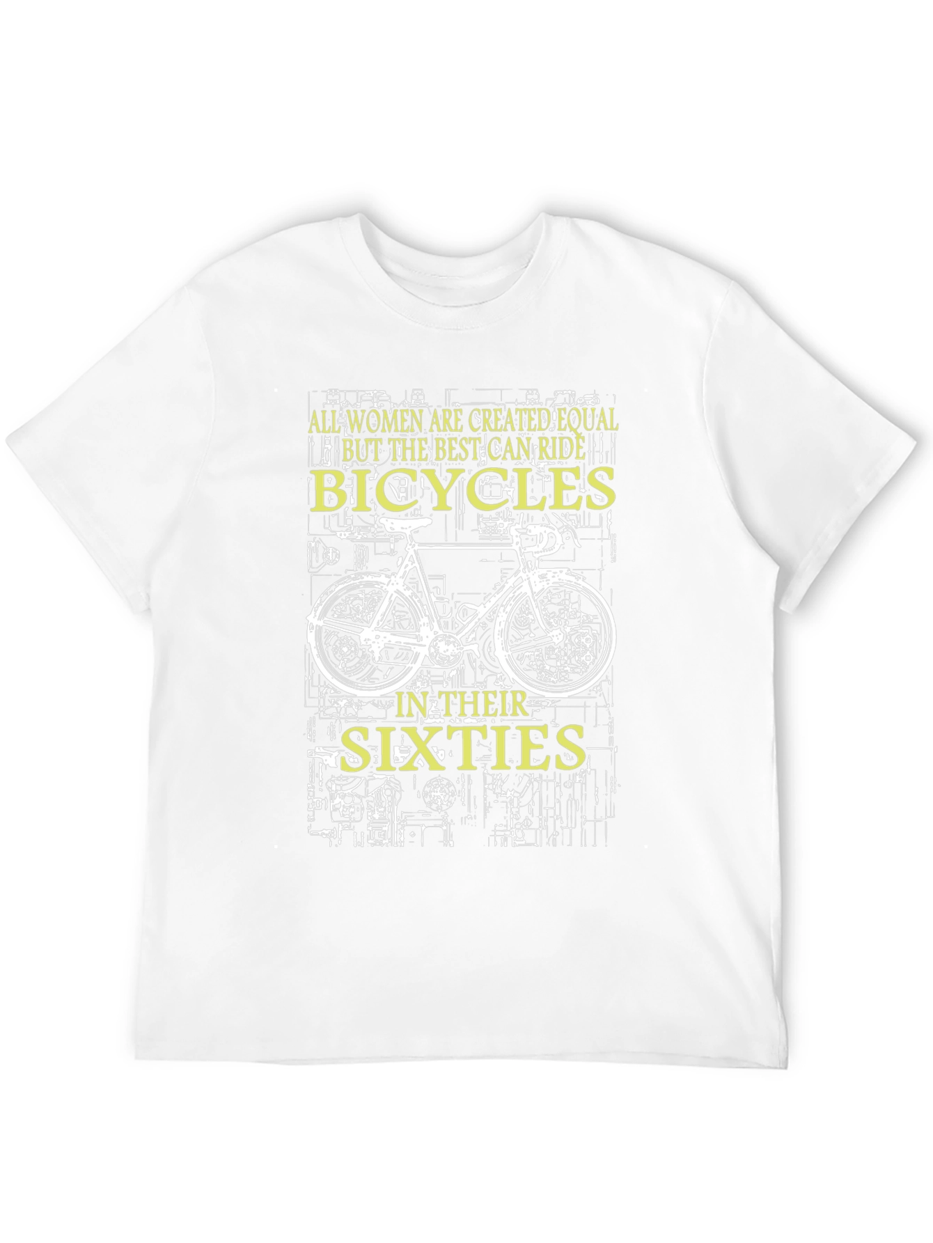 Women Bicycles Sixties Graphic T-Shirt