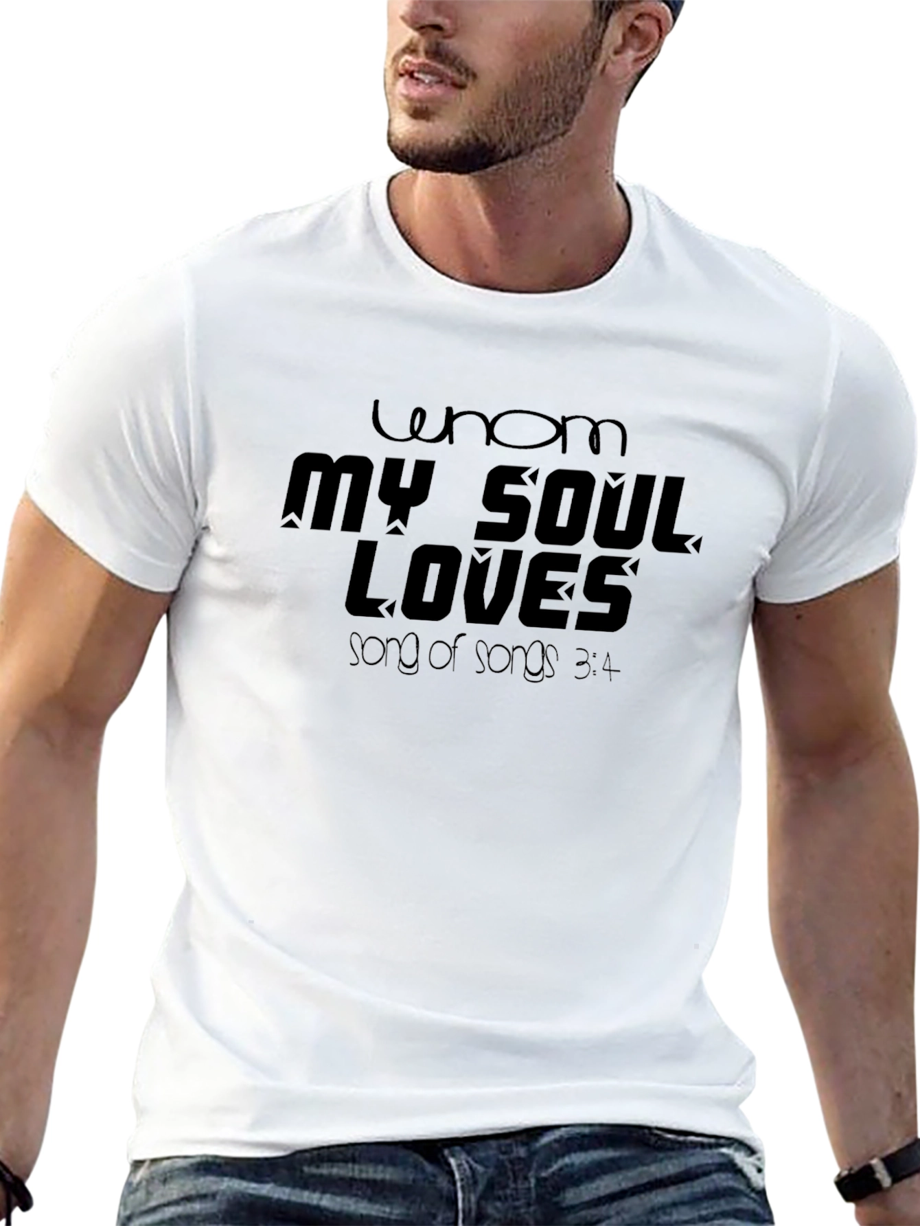 Whom My Soul Loves Black T-Shirt