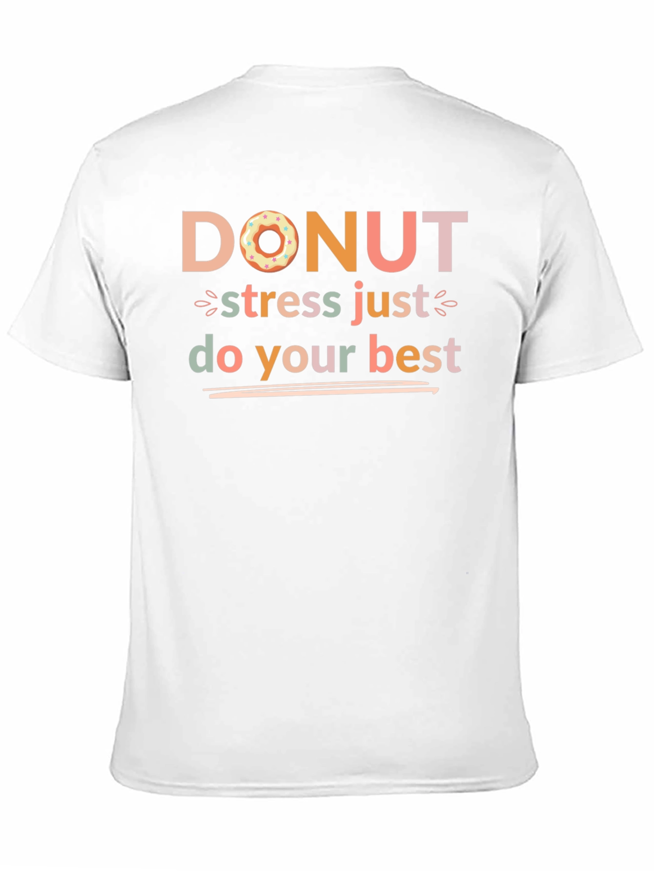 Donut Stress Graphic Tee - Positive Vibes