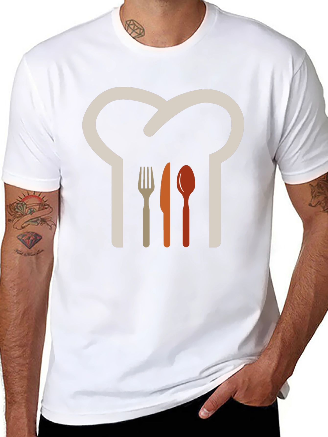 Chef Hat Utensil T-Shirt