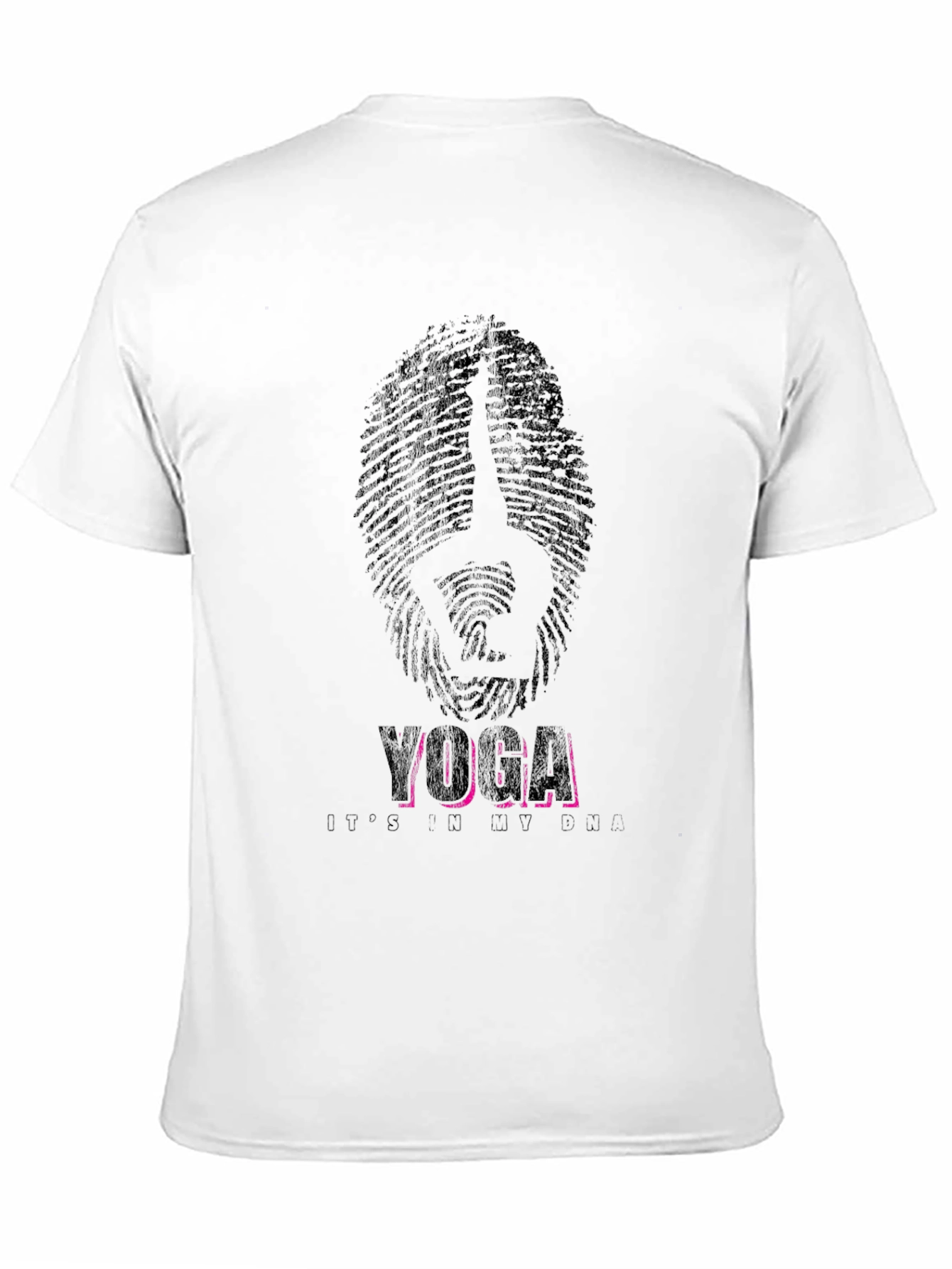Yoga Fingerprint Graphic Tee - Relaxed Fit