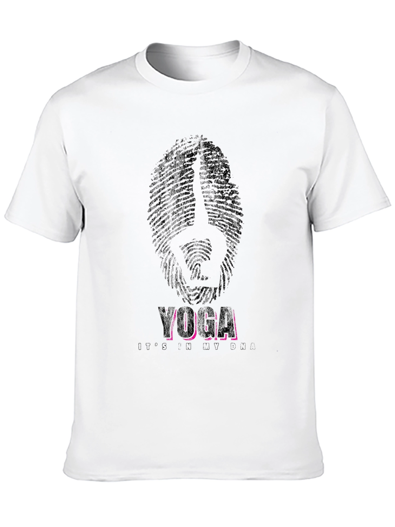 Yoga Fingerprint Graphic Tee - Relaxed Fit