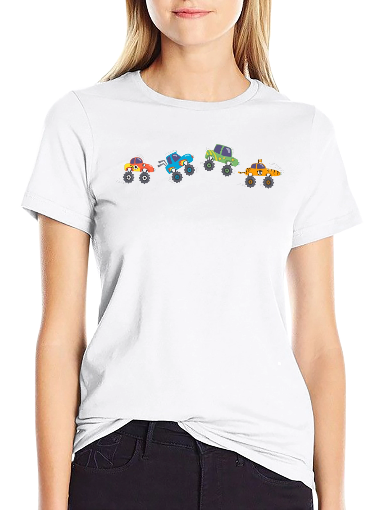 Monster Truck Graphic Black T-Shirt