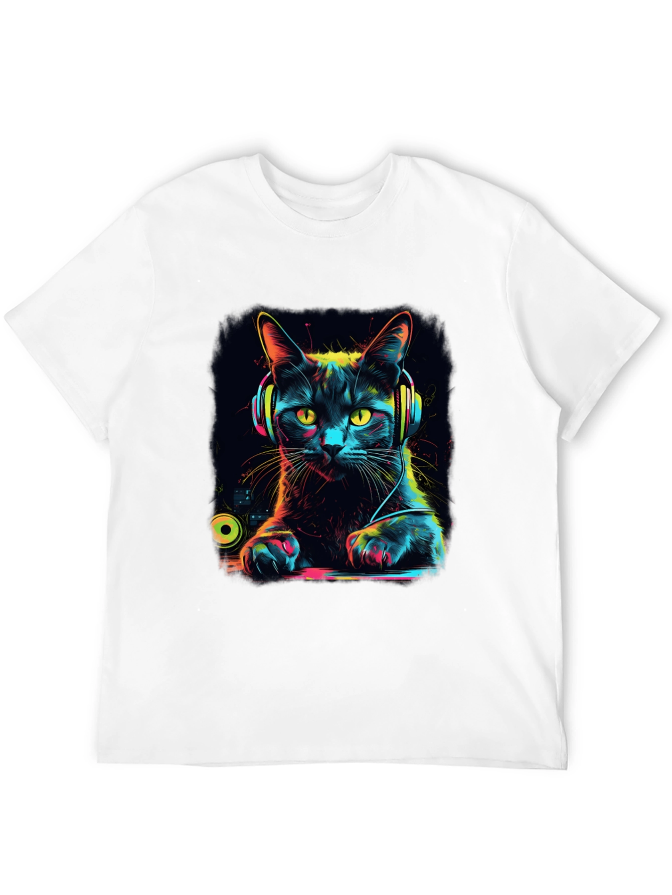 DJ Cat T-Shirt - Music Lover Tee