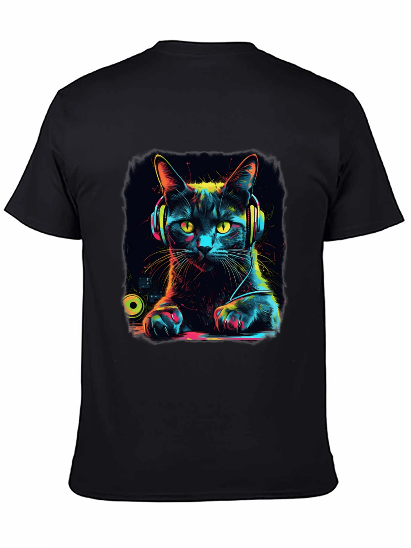DJ Cat T-Shirt - Music Lover Tee