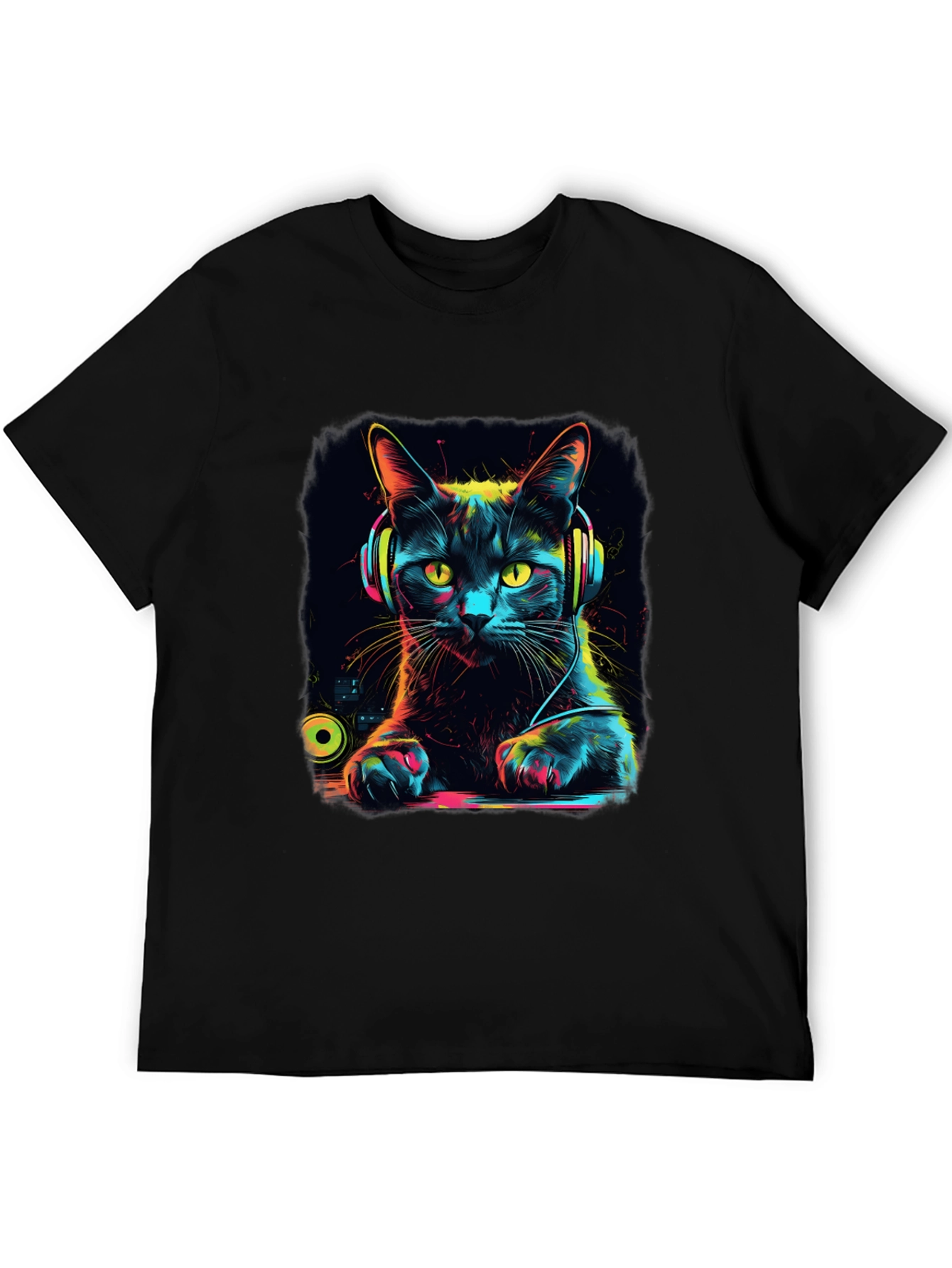 DJ Cat T-Shirt - Music Lover Tee