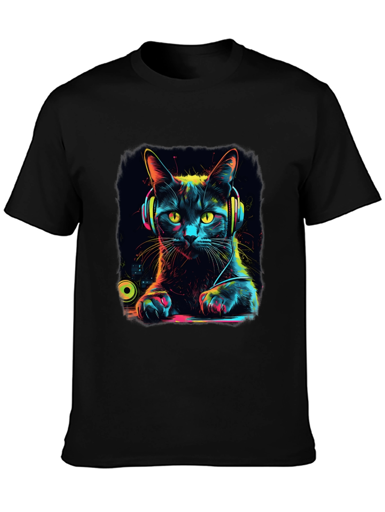 DJ Cat T-Shirt - Music Lover Tee