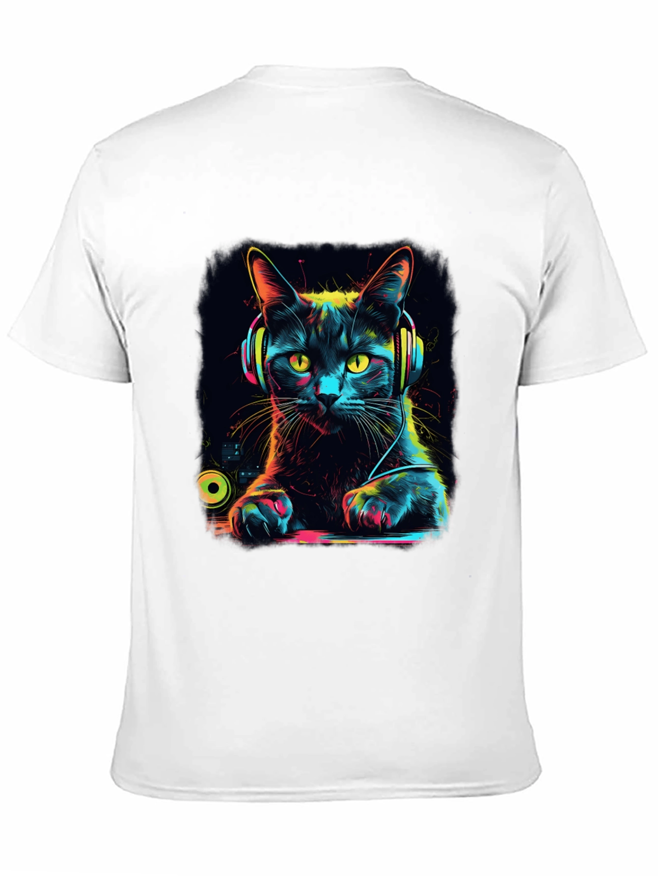 DJ Cat T-Shirt - Music Lover Tee
